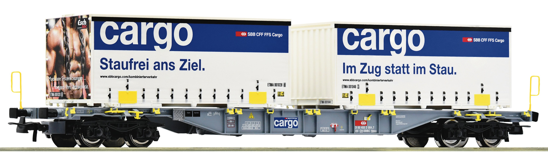 Roco 6600028  Container carrier wagon, SBB Cargo