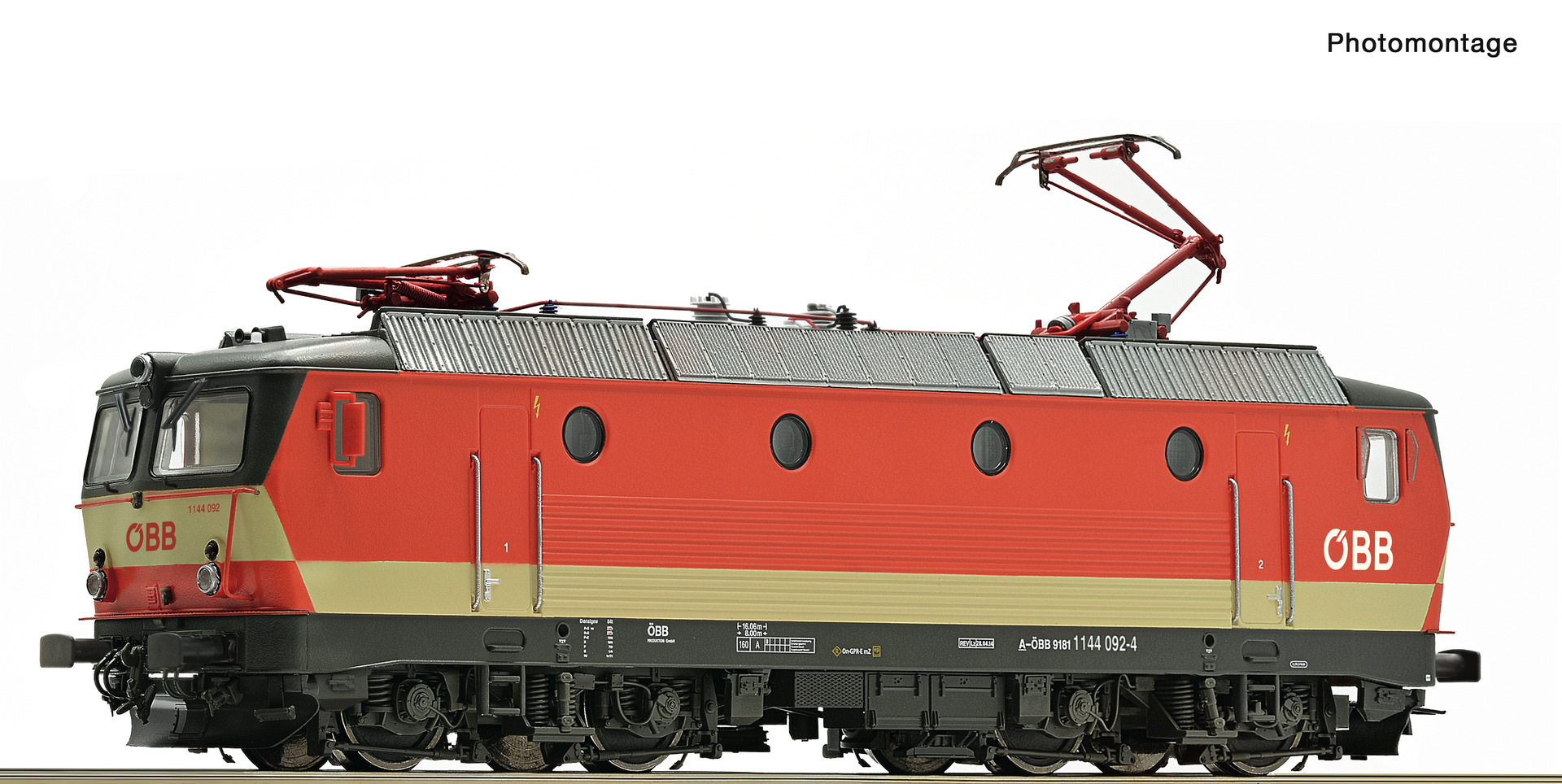 Roco 70439  Electric locomotive 1144 092-4, ÖBB