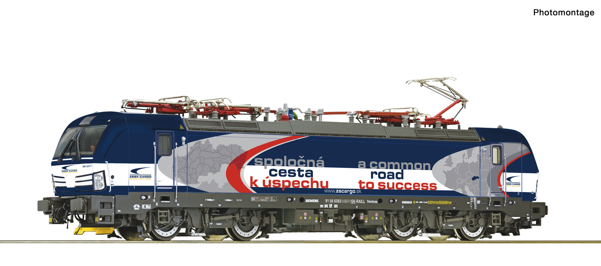Roco 70687  Electric locomotive 383 204-5, ZSSK Cargo