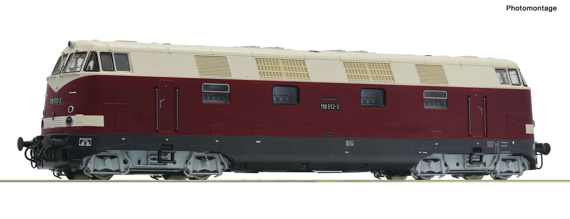 Roco 73896  Diesel locomotive 118 512-3, DR