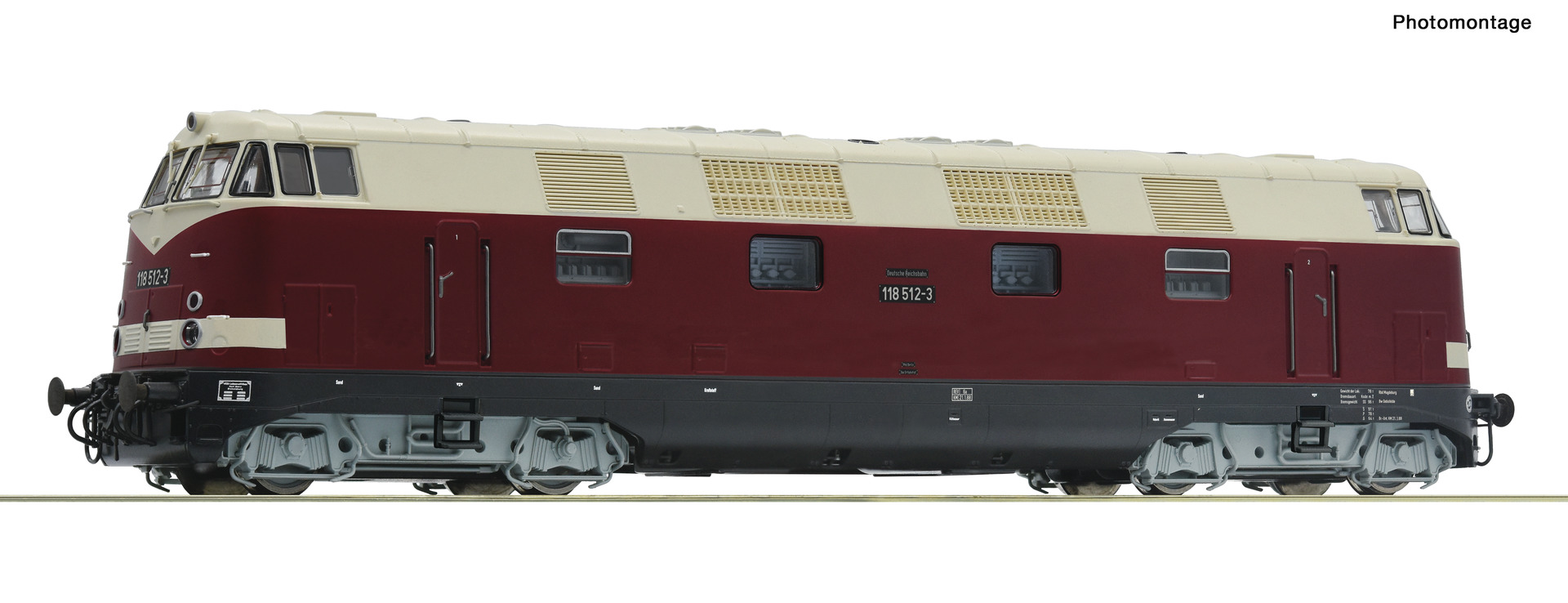 Roco 73897  Diesel locomotive 118 512-3, DR (DCC/Sound)