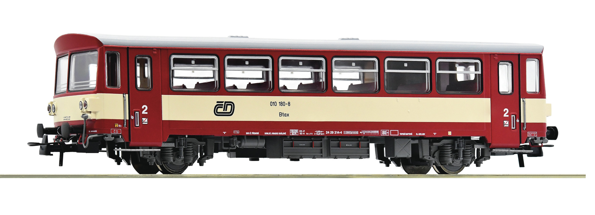 Roco 74242  Trailer for diesel railcar class 810, CD