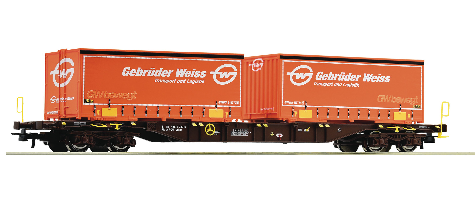 Roco 77344  Container carrier wagon, ÖBB