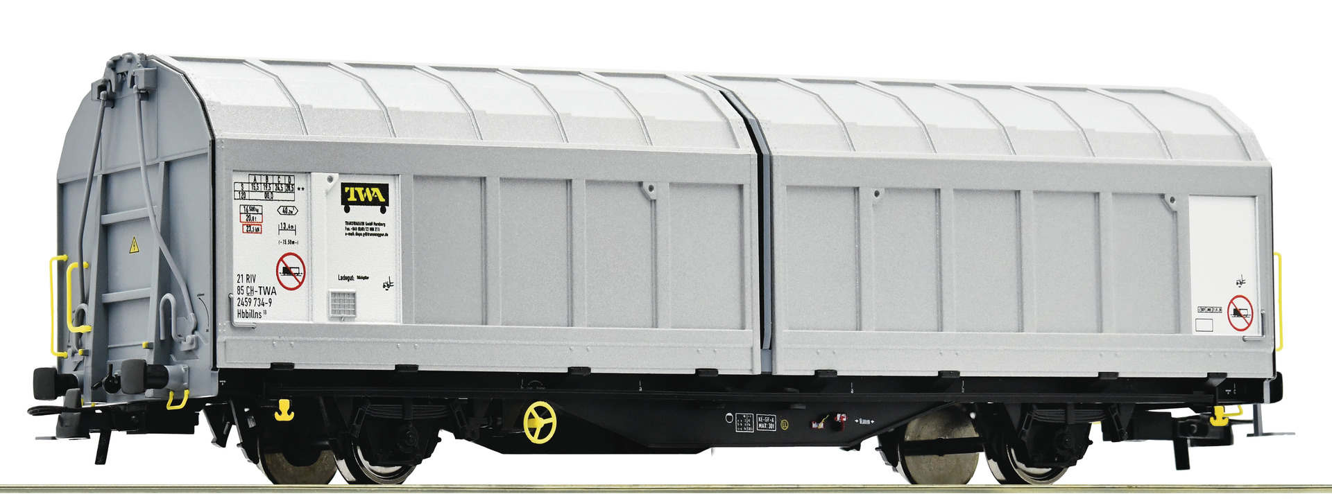 Roco 77495   Sliding-wall wagon, Transwaggon/SBB Cargo