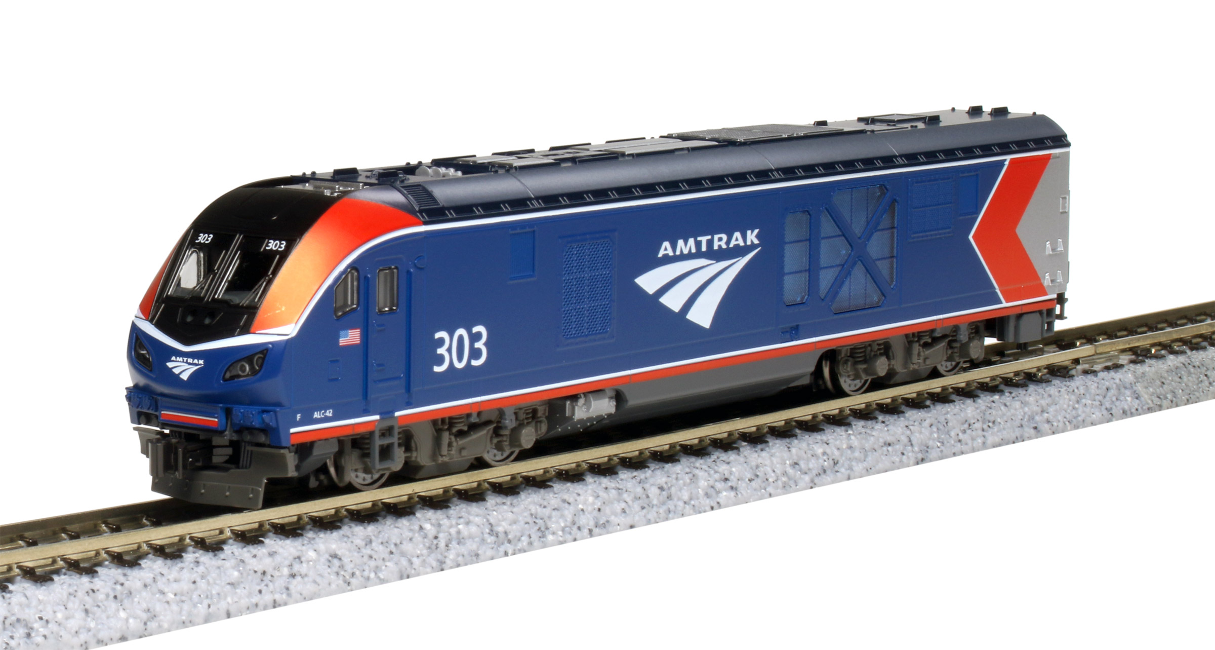 Kato 176-6052  ALC-42 Charger Amtrak Phase VI #303