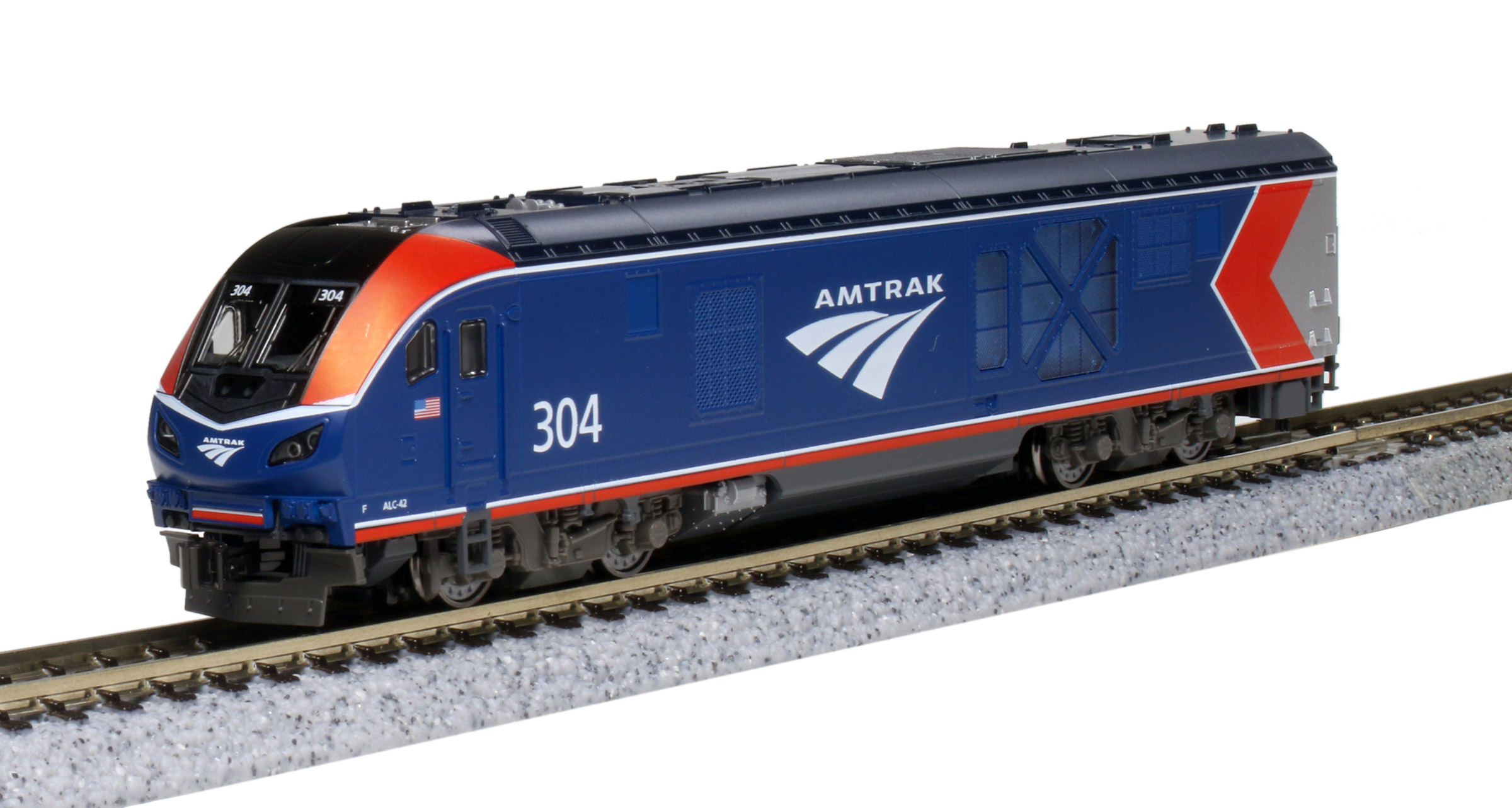 Kato 176-6053  ALC-42 Charger Amtrak Phase VI #304