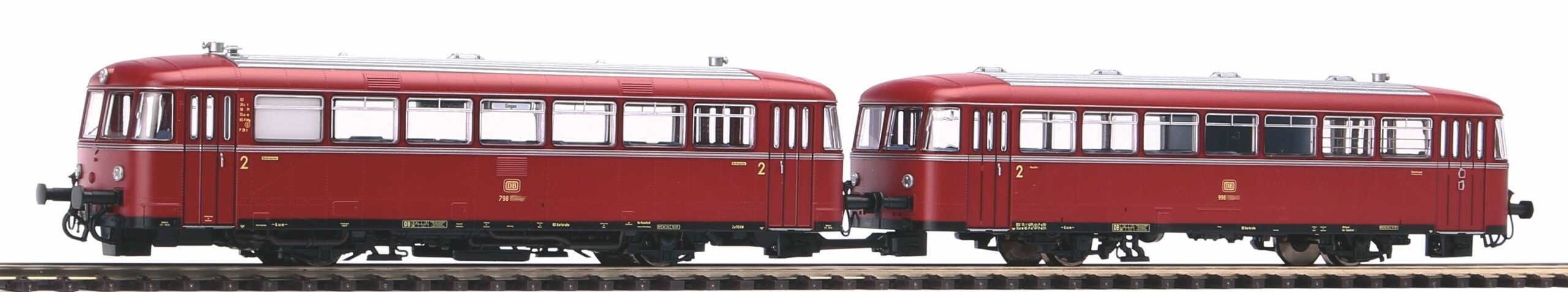 Piko 52737  Diesel Railbus 798 + control car 998.6, DB