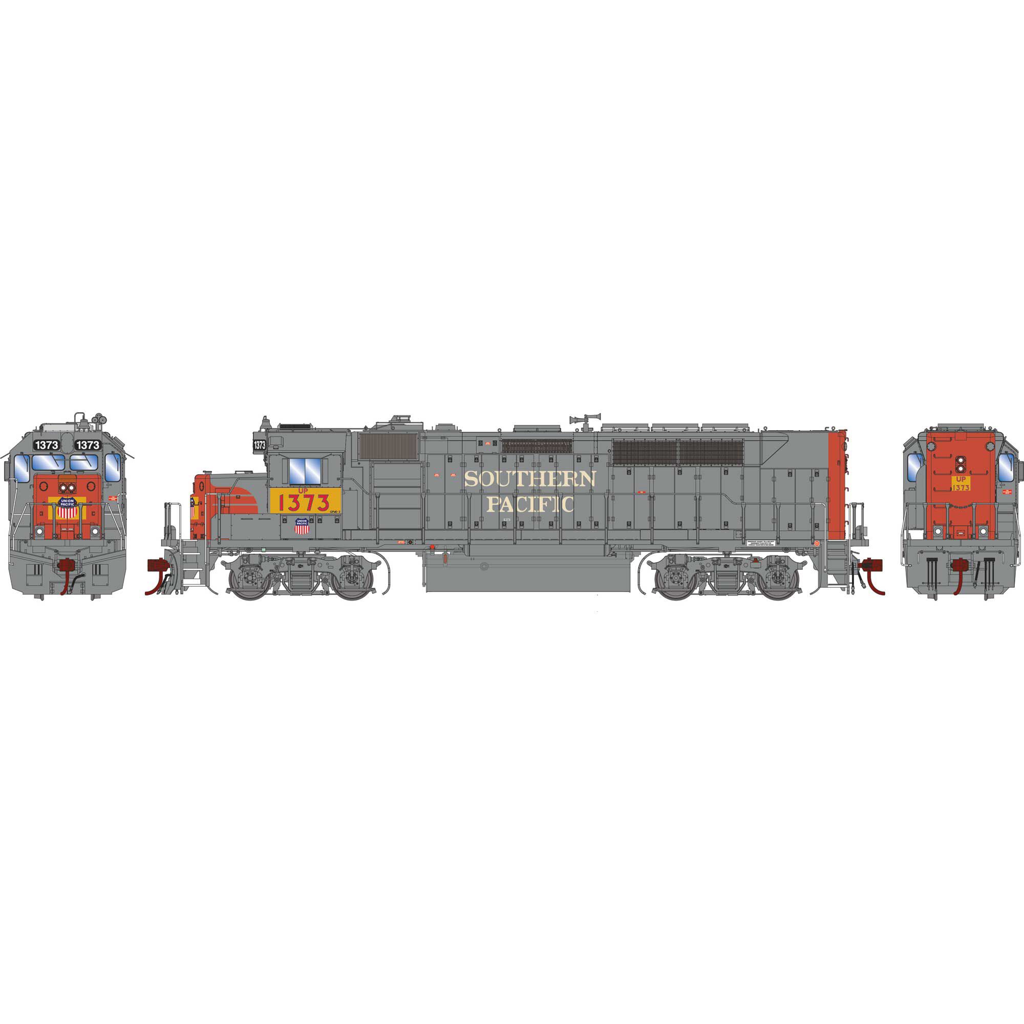 Athearn Genesis 64826   HO GP40P-2 Locomotive, UP #1373