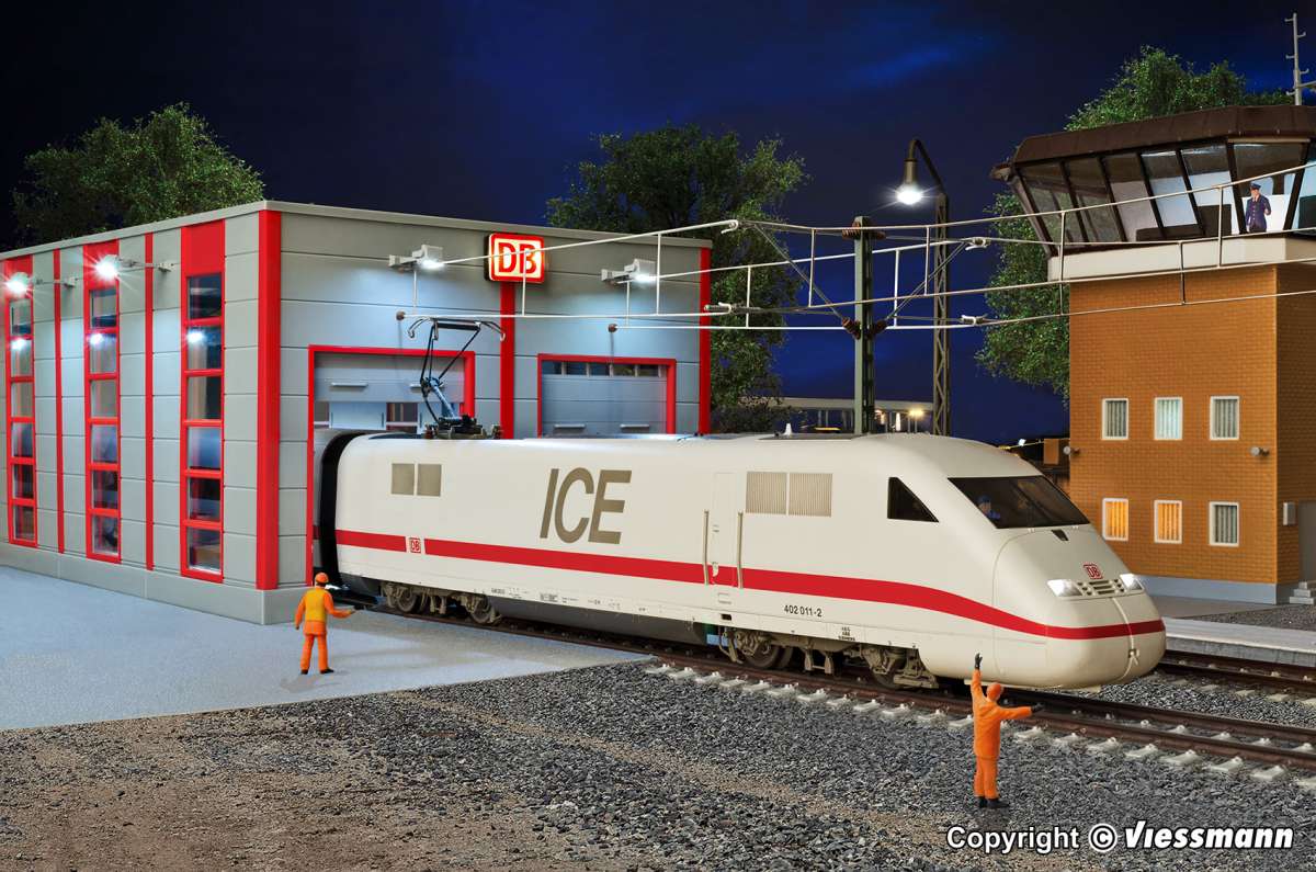 Kibri 39256  HO Maintenance hangar Deutsche Bahn, modern