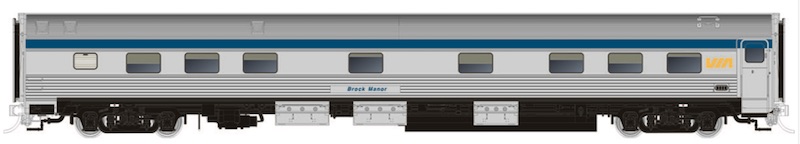 Rapido Trains 119015  HO Budd Manor Sleeper - VIA Rail - Original Scheme: #10303 Amherst Manor