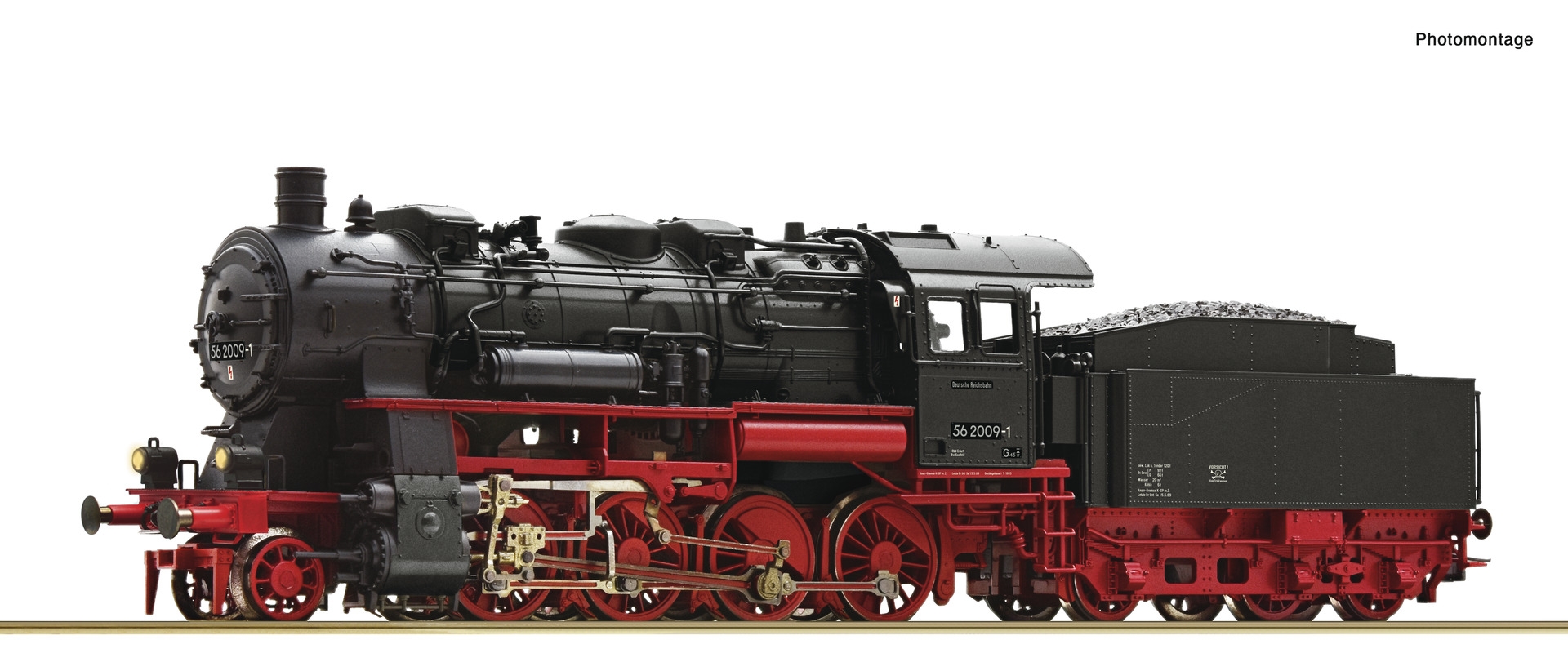 Roco 70038  Steam locomotive 56 2009-1, DR (DCC/Sound)