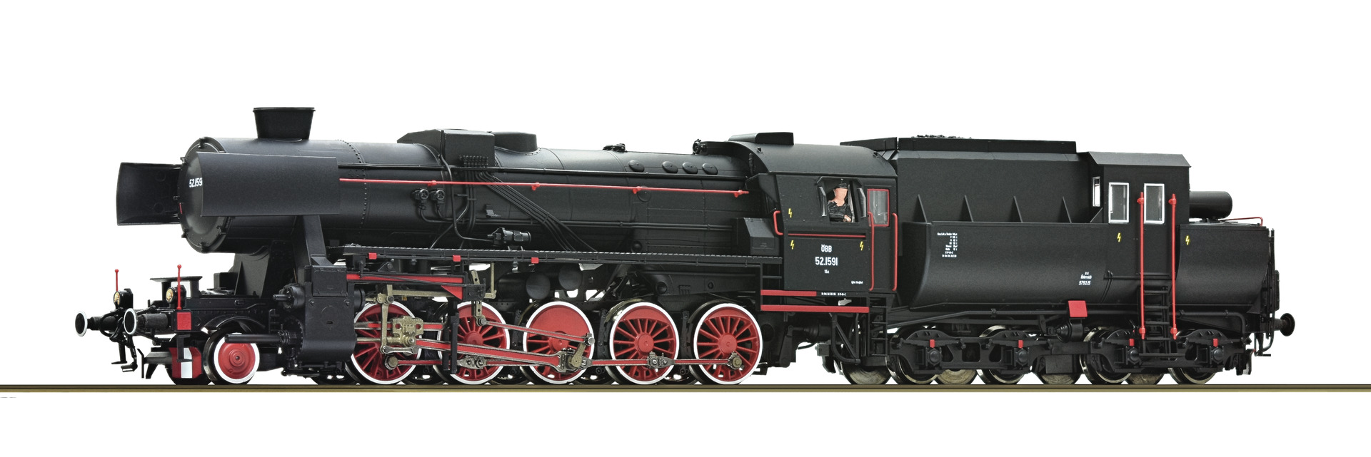 Roco 70047  Steam locomotive 52.1591, ÖBB