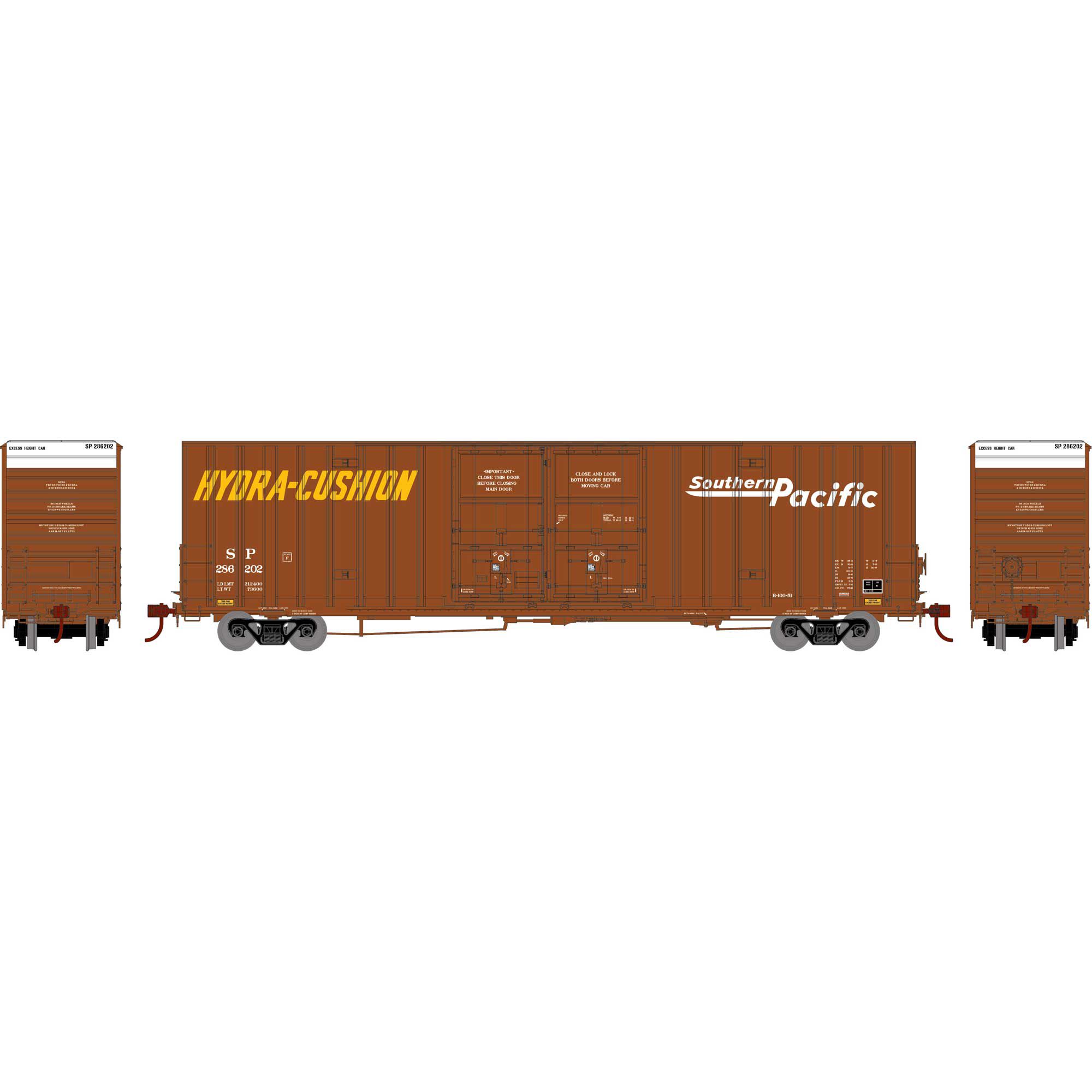 Athearn 75309  HO 60' Gunderson Box, SP/Speed Letter #286202