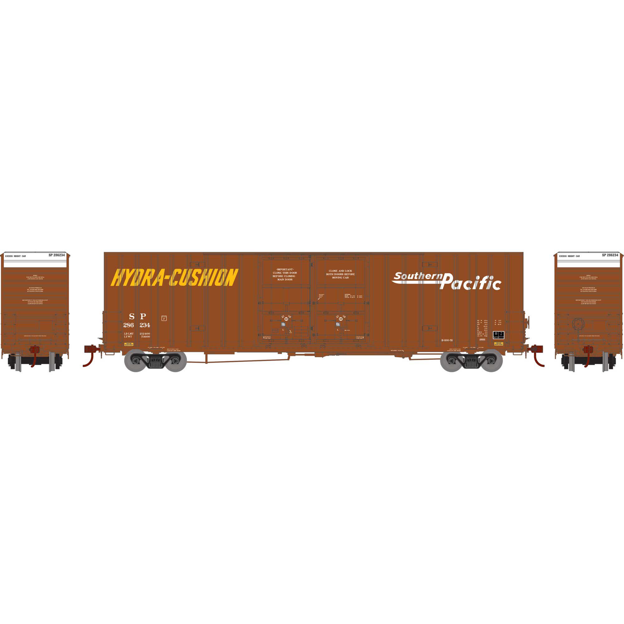 Athearn 75310  HO 60' Gunderson Box, SP/Speed Letter #286234