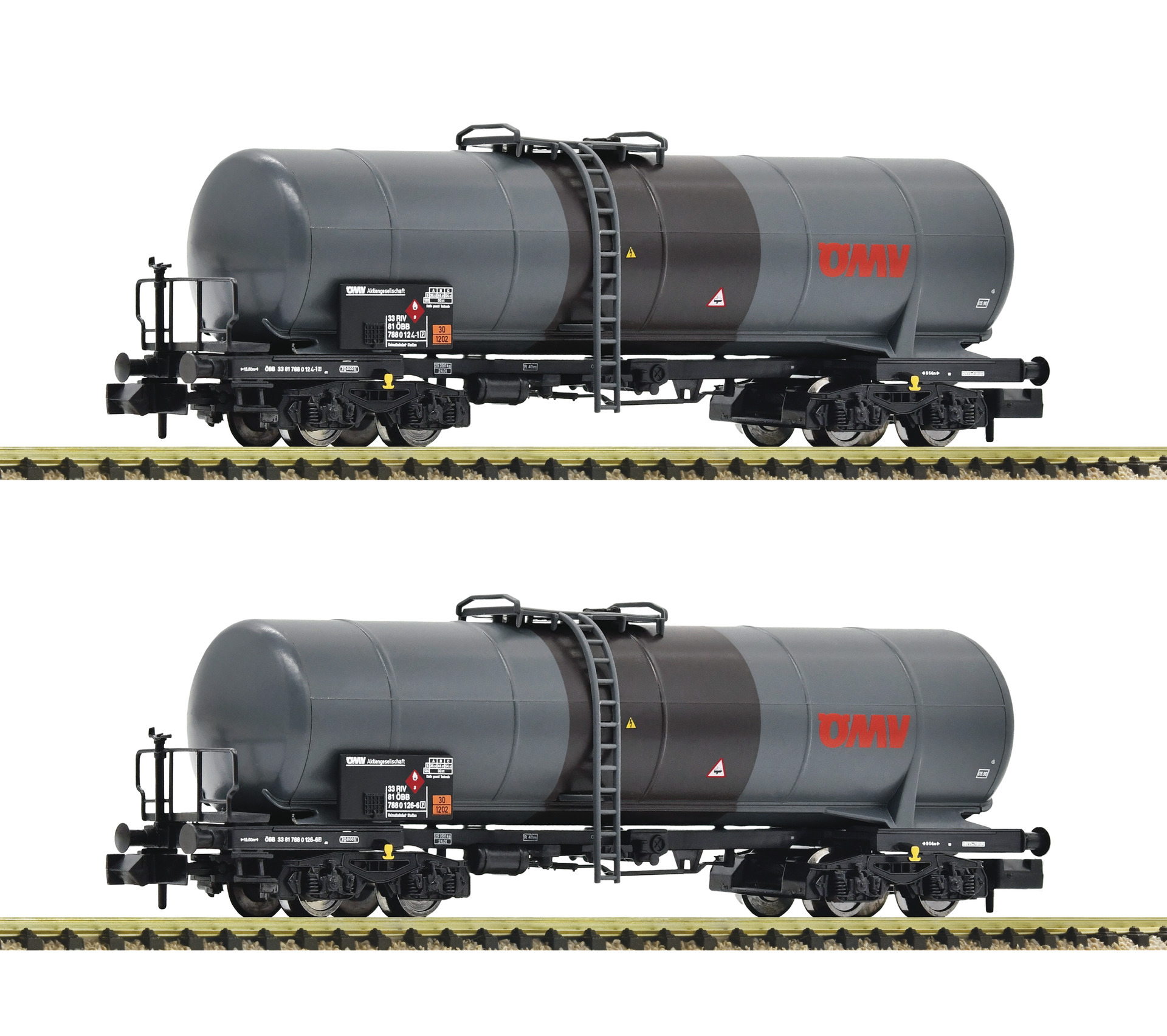 Fleischmann 825812   2 piece set tank wagons, ÖBB