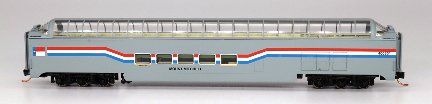 InterMountain Railway CCS7110-01  Superdome Passenger Car, Amtrak PH III #400301 Mount Mitchell