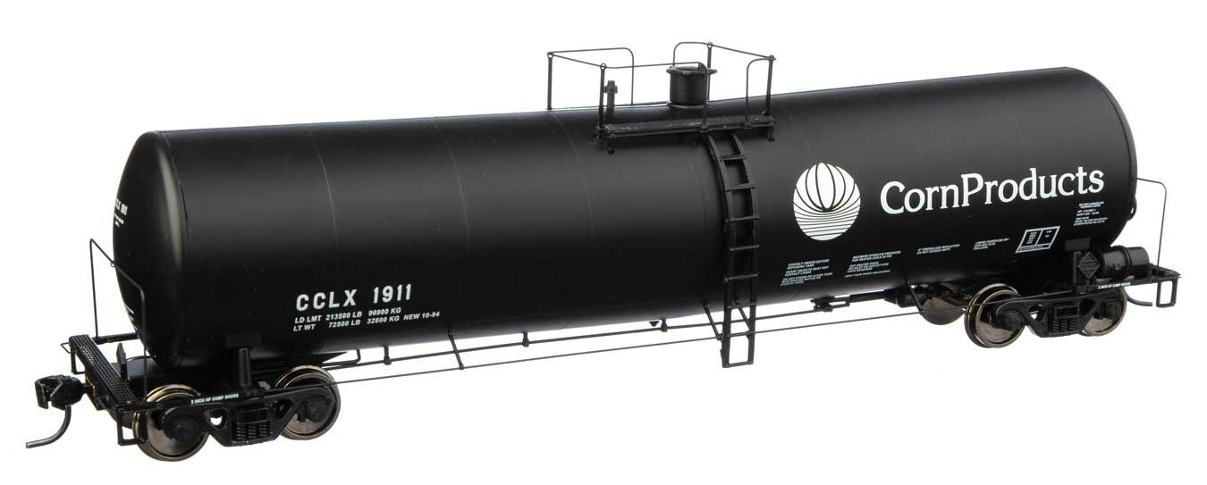 WalthersProto 100253  HO 54' 23,000 Gallon Funnel-Flow Tank Car, Corn Products CCLX #1911