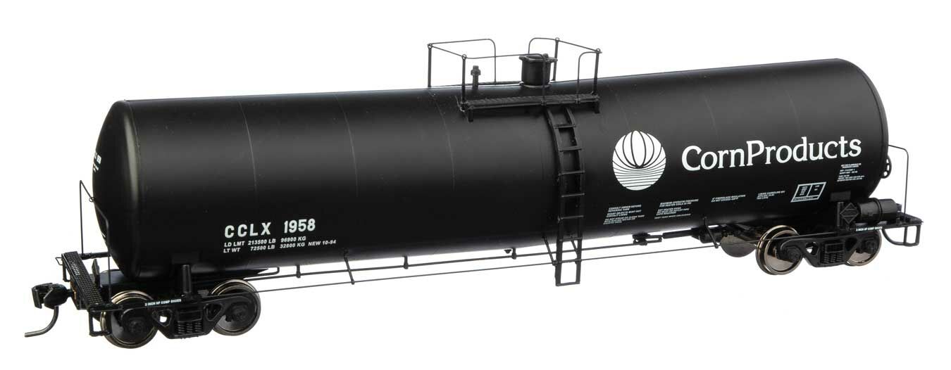 WalthersProto 100254  HO 54' 23,000 Gallon Funnel-Flow Tank Car, Corn Products CCLX #1958