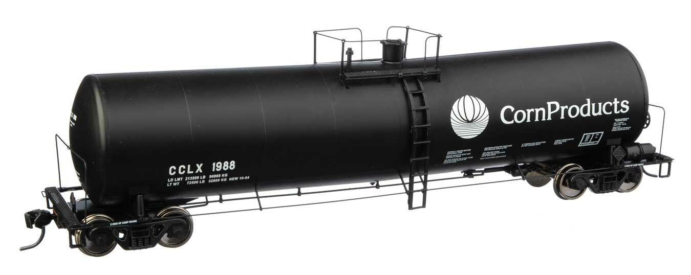 WalthersProto 100255  HO 54' 23,000 Gallon Funnel-Flow Tank Car, Corn Products CCLX #1988