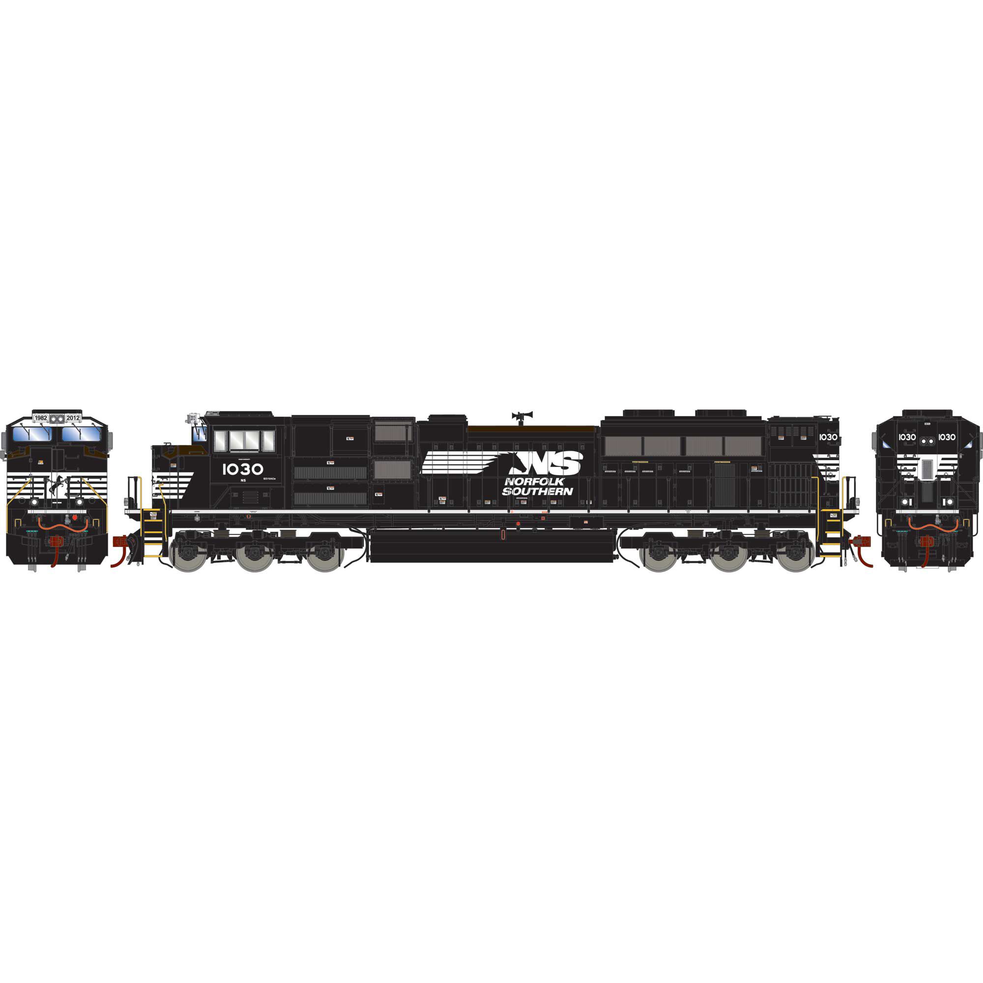 Athearn Genesis 75553   HO SD70ACe Locomotive, NS/30th Anniversary #1030