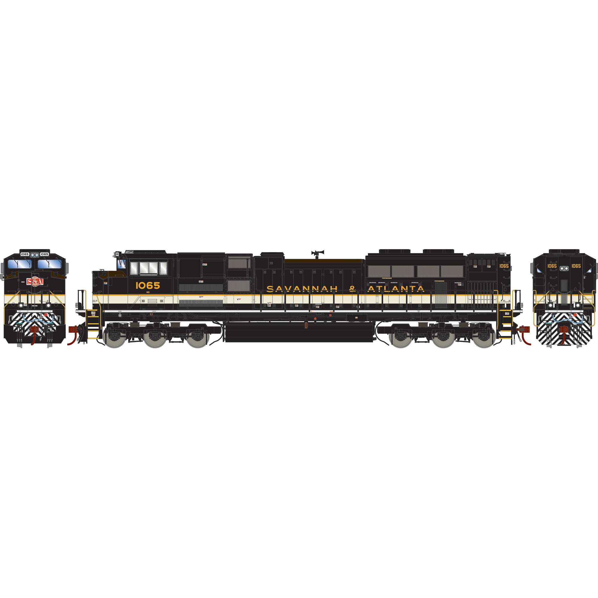 Athearn Genesis 75554   HO SD70ACe Locomotive, NS S&A Heritage #1065