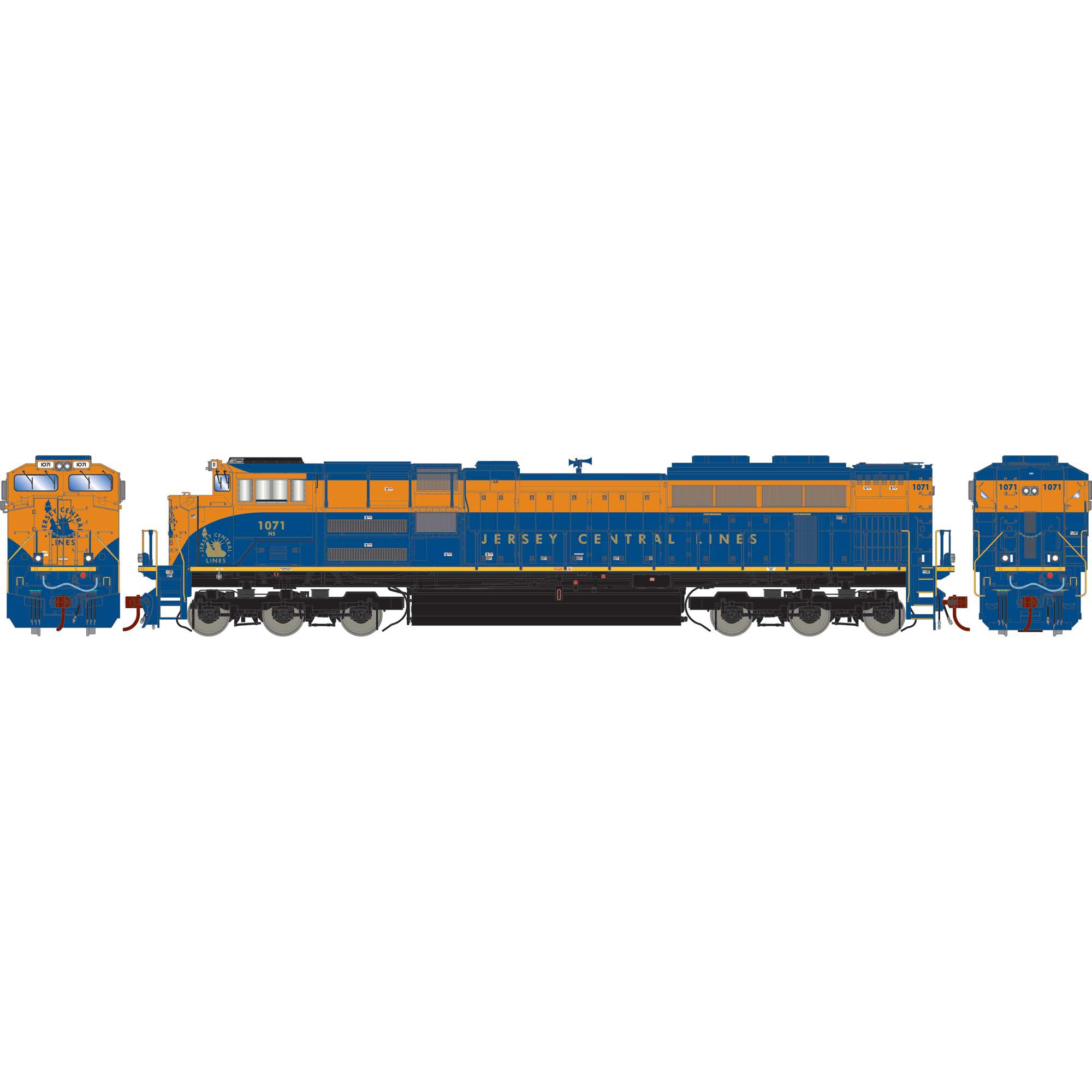 Athearn Genesis 75556   HO SD70ACe Locomotive, NS/CNJ Heritage #1071