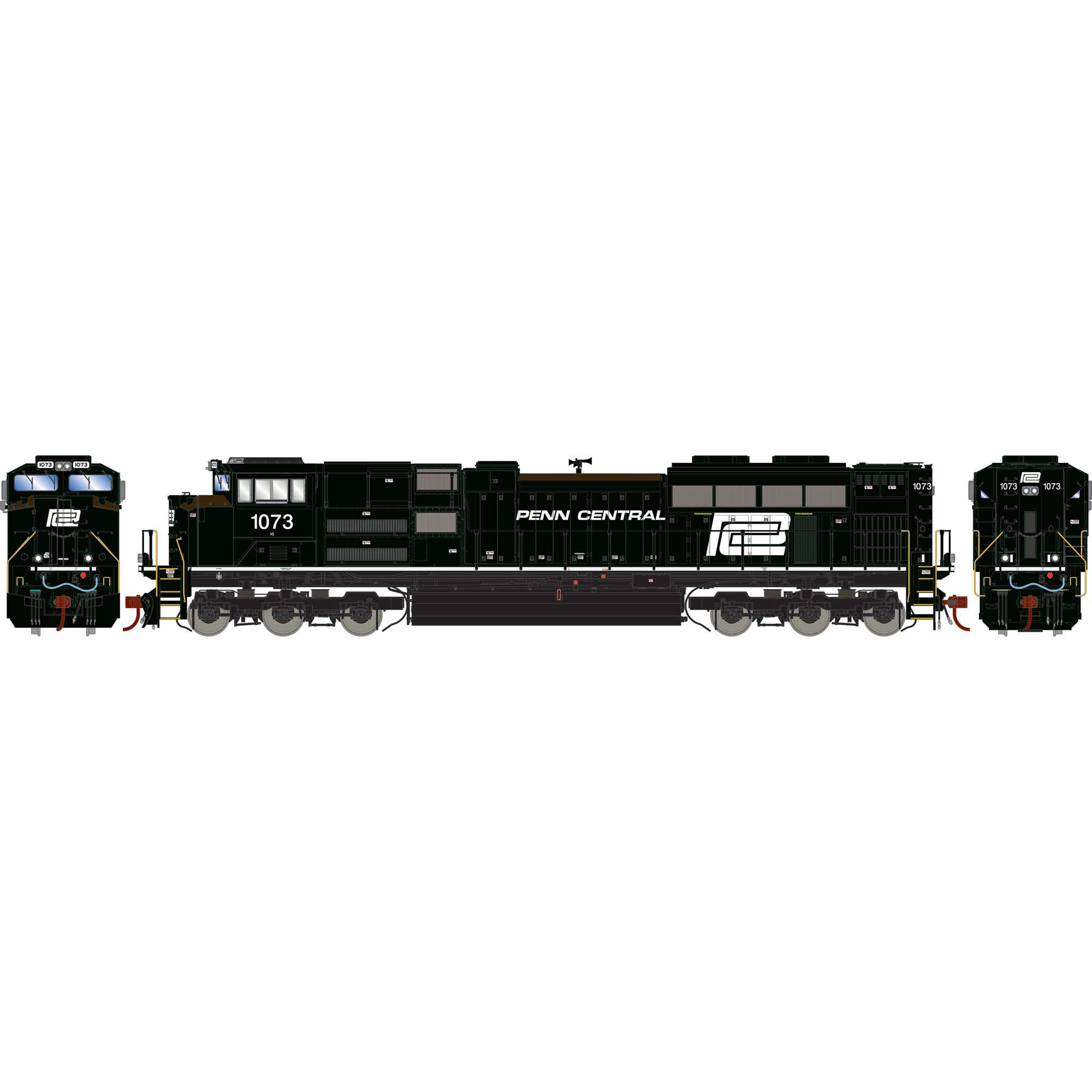 Athearn Genesis 75557   HO SD70ACe Locomotive, NS/PC Heritage #1073