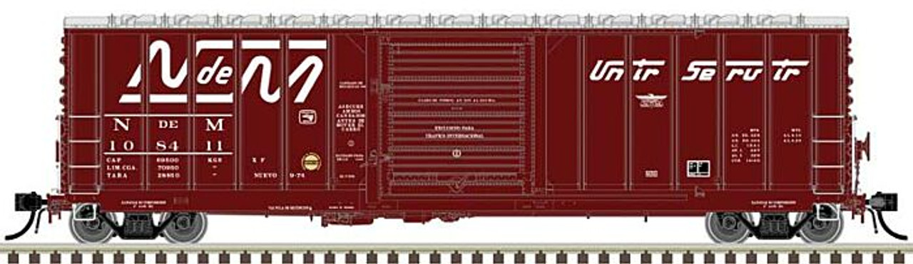 Atlas 20007149  HO CNCF 5000 50' Boxcar, Ferrocarriles Nacionales de Mexico #108411