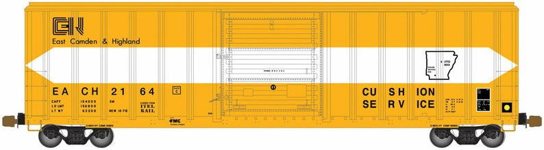 Atlas 20005500  HO FMC 5347 Single-Door Boxcar, East Camden & Highland #2164