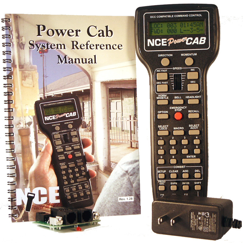 NCE 25  Power Cab Starter Set with 24 watt 110/240V US Power Supply
