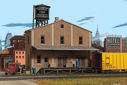 Walthers Cornerstone 3184   HO Imperial Food Products Background Building