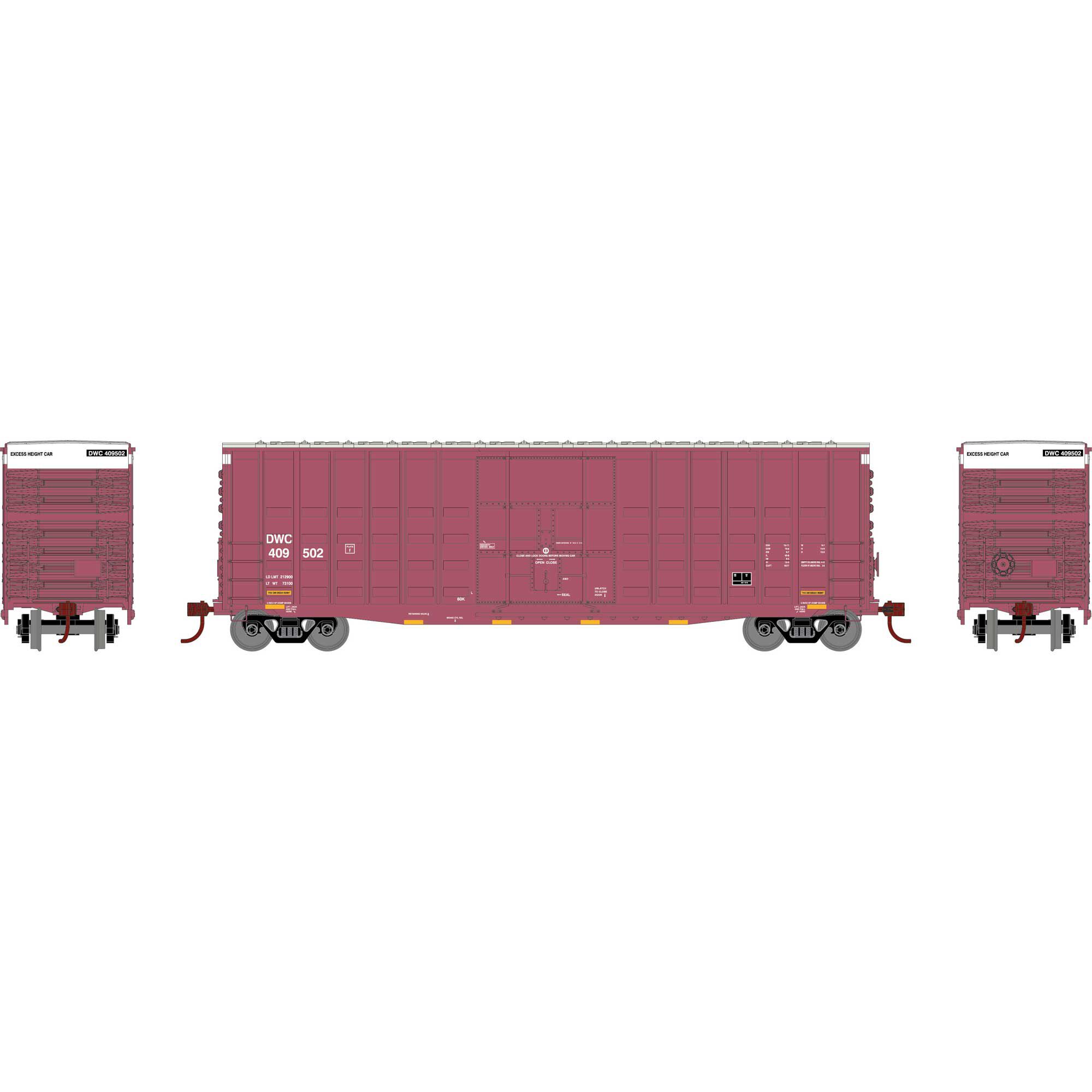 Athearn Roundhouse 1310 HO 50' Waffle High Cube Box Car, Canadian