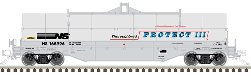 Atlas 50004889  N 42' Coil Steel Car with Fishbelly Side Sill, NS Protect III #165909