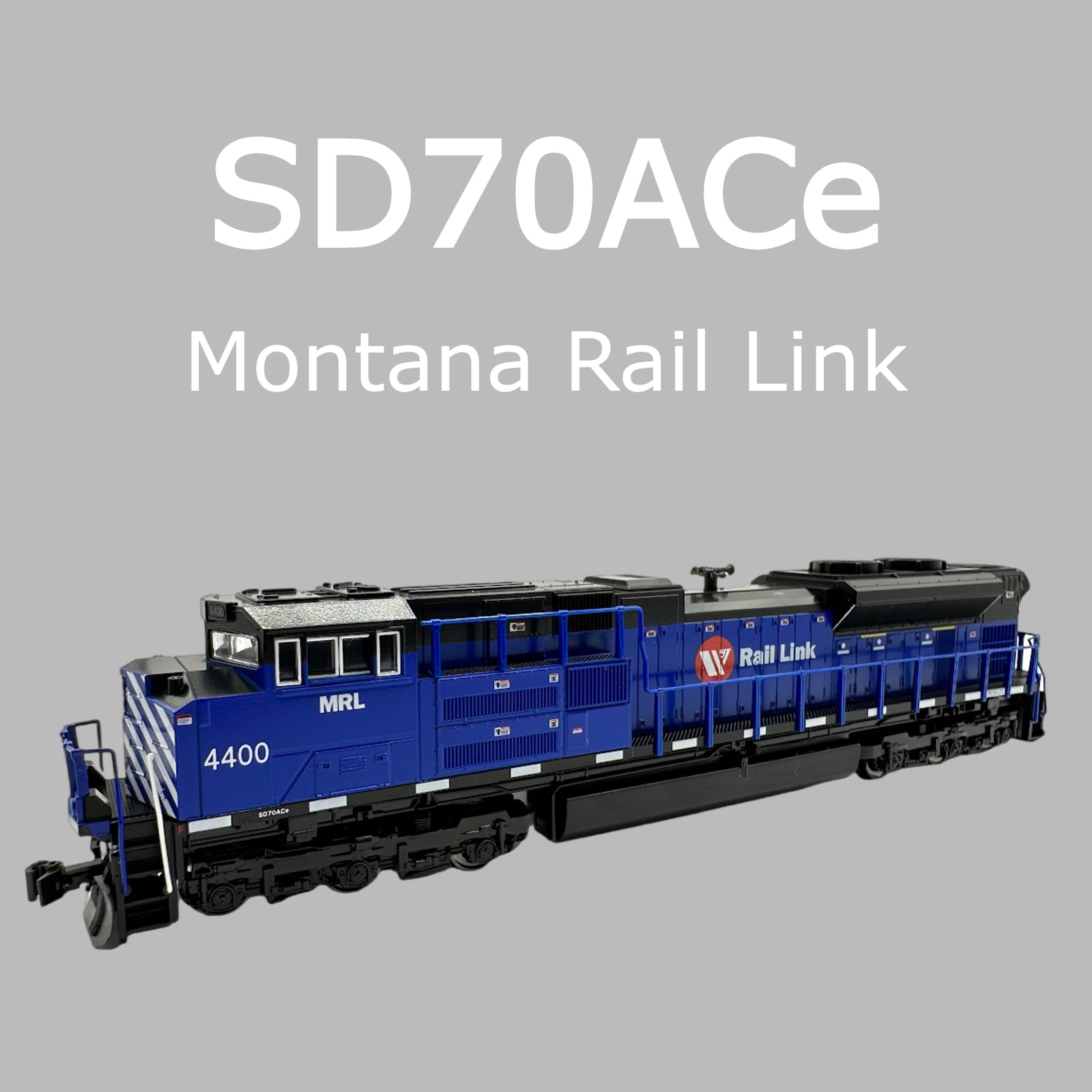 Kato 176-8530  N EMD SD70ACe Nose Headlight Version, Montana Rail Link #4400