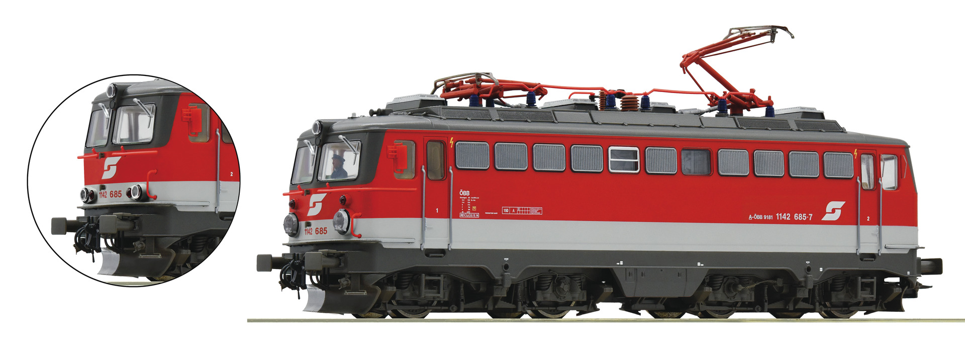 Roco 70604  Electric locomotive 1142 685-5, ÖBB