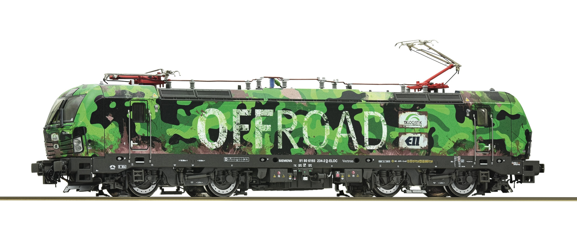 Roco 71931  Electric locomotive 193 234-2 “Offroad”, TX-Logistik (DCC/Sound)