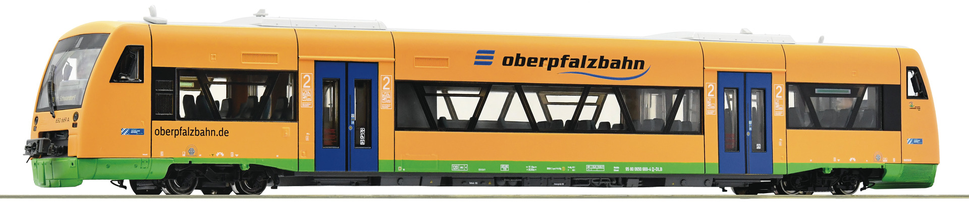 Roco 70193  Diesel railcar 650 669-4, Oberpfalzbahn