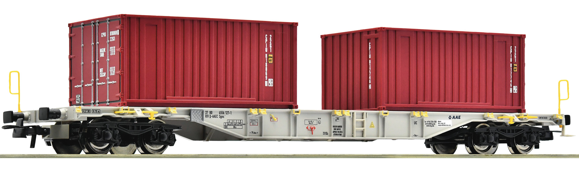 Roco 77345  Container carrier wagon, AAE