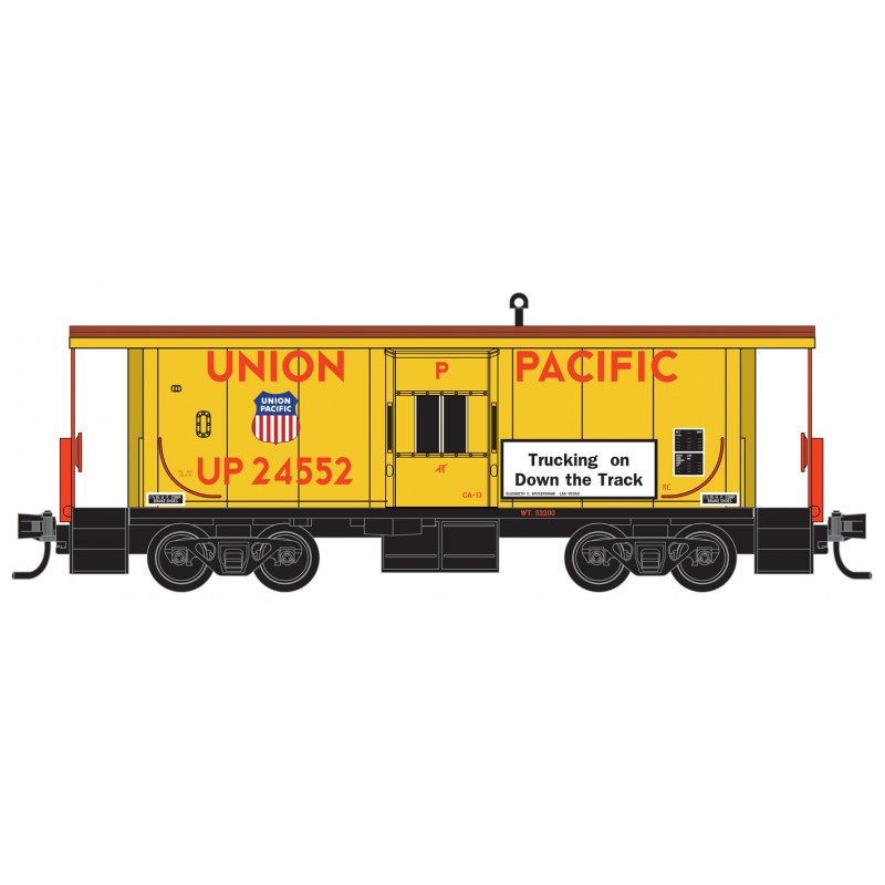 Micro Trains 13000291 N Bay Window Caboose, Union Pacific #24552