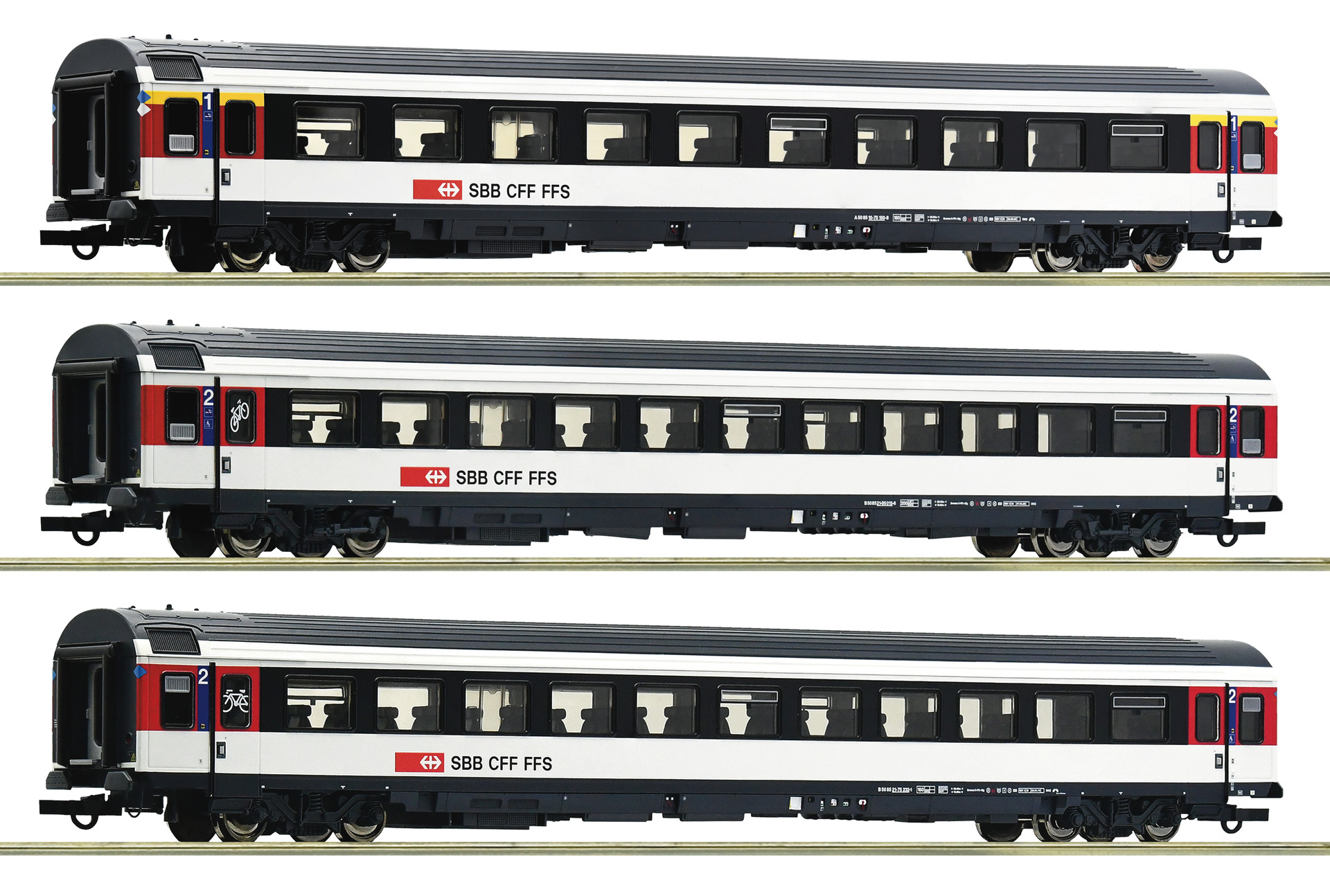 Roco 6200023   3-piece set 2: “Bözberg Interregio”, SBB