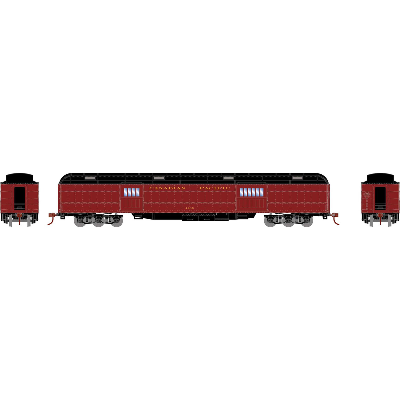 Athearn 88213  HO Heavyweight Baggage, CPR #4485
