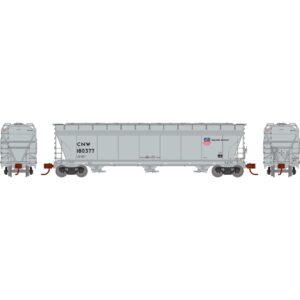 Athearn 12948  N ACF 4600 3-Bay Center Flow Hopper, C&NW #180337