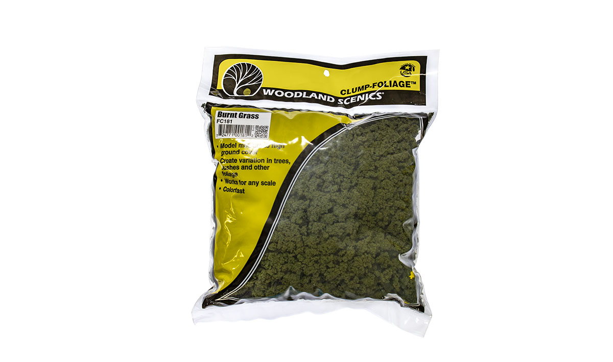 Woodland Scenics FC181  Clump-Foliage™ Burnt Grass Bag 173 in³ (2.83 dm³)