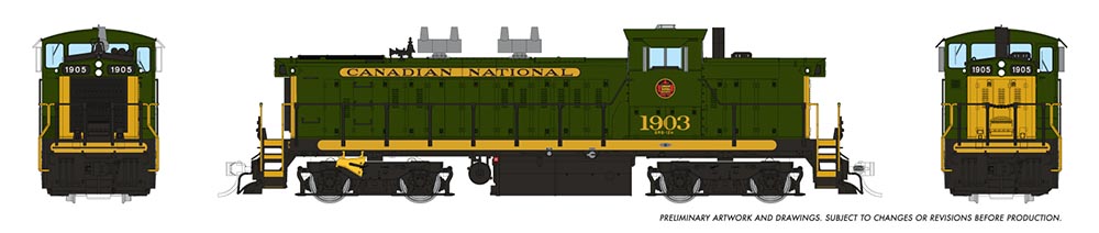 Rapido Trains 10564   HO GMD-1, CNR - Green Scheme #1905 (DCC/Sound)