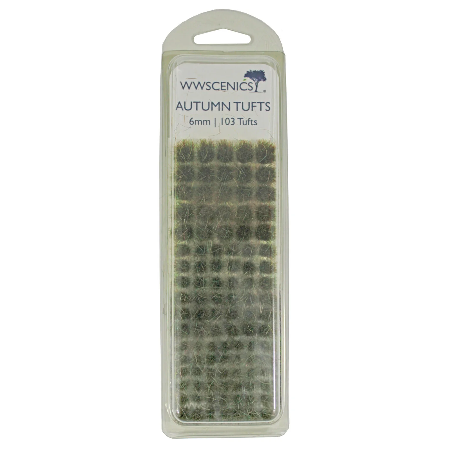 WWScenics W3T-AU6   6mm Autumn Self-Adhesive Static Grass Tufts x103