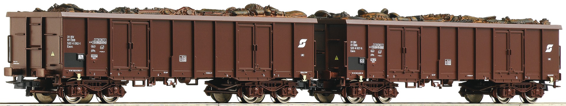 Roco 66076  2 piece set of gondolas, ÖBB