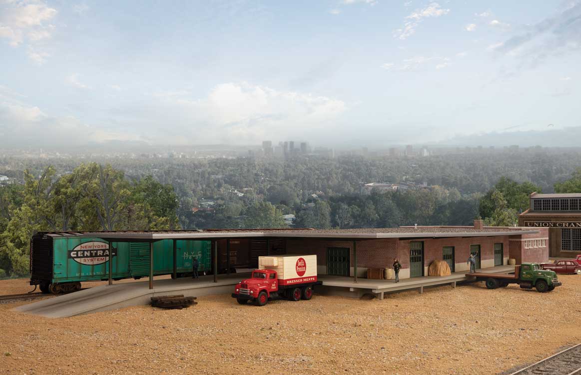 Walthers Cornerstone 4065   HO Mid-Century Modern Freight Station