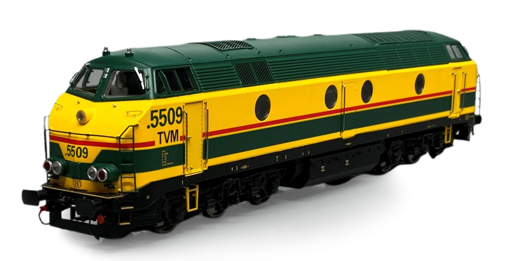 B-models 21.102  HO Diesel locomotive 55, NMBS/SNCB #5509 TVM (DCC/Sound)