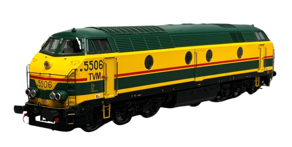 B-models 21.108  HO Diesel locomotive 55, NMBS/SNCB #5506 TVM (DCC/Sound)