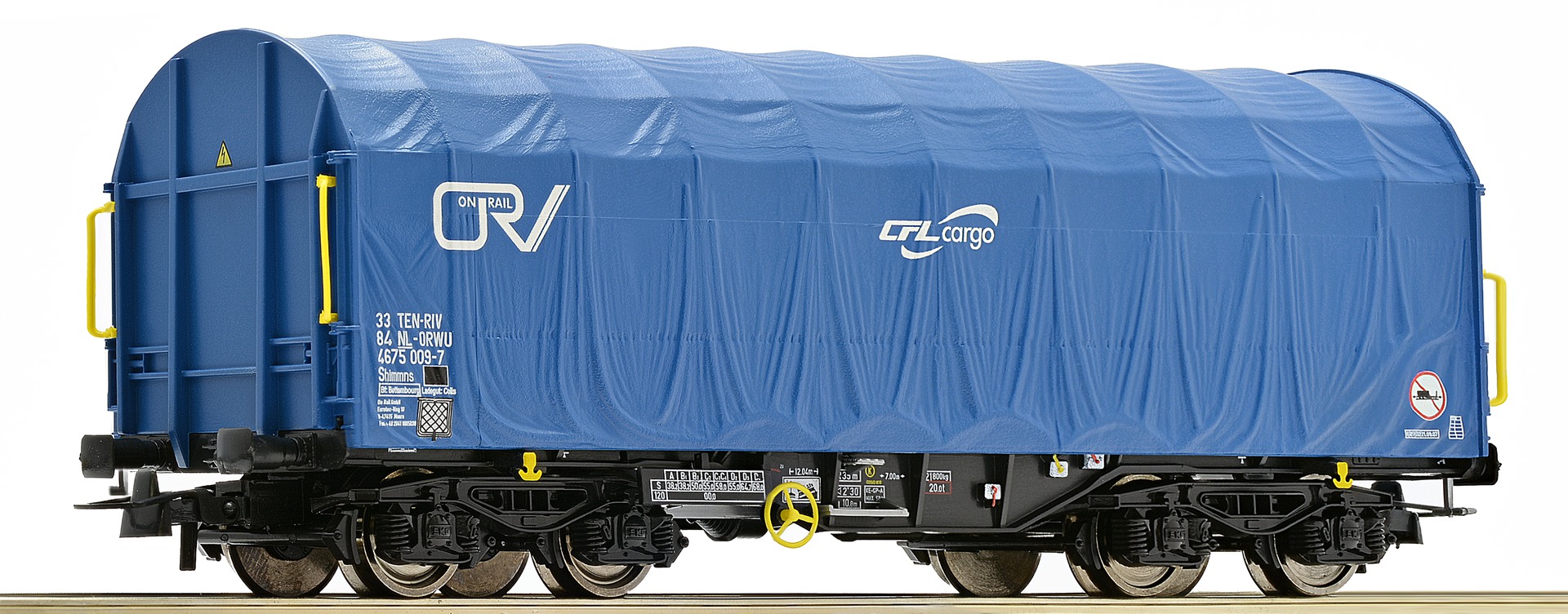 Roco 67543  Sliding tarpaulin wagon, NS-Cargo